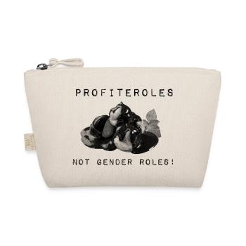 Profiteroles not gender roles! - Organic Pouch - nature - Front
