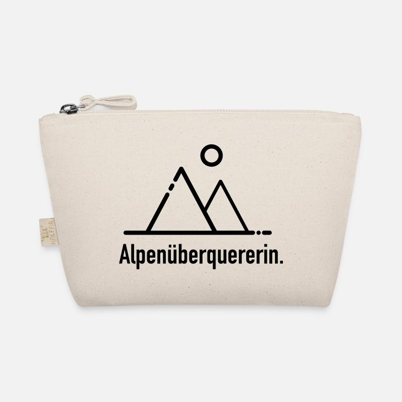 Alpenüberquererin - Bio-Täschchen - Natur