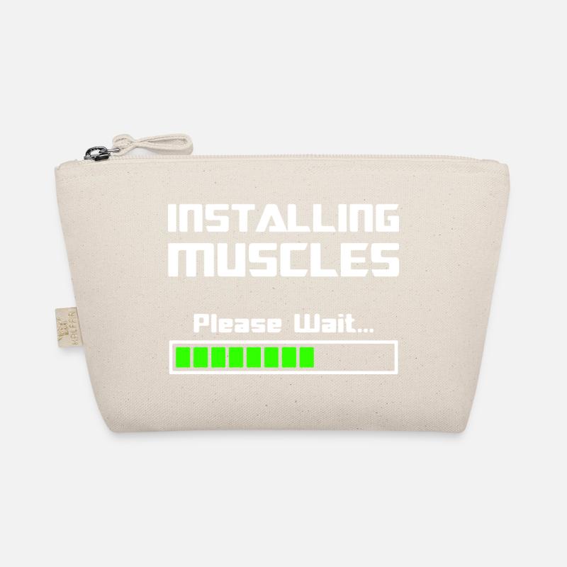Installing Muskeln Muskulatur installieren - Bio-Täschchen - Natur