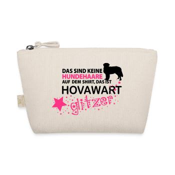 Hovawart Glitzer - Bio-Täschchen - Natur - Vorne