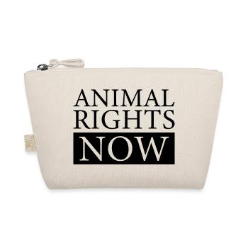 ANIMAL RIGHTS NOW - Organic Pouch - nature - Front