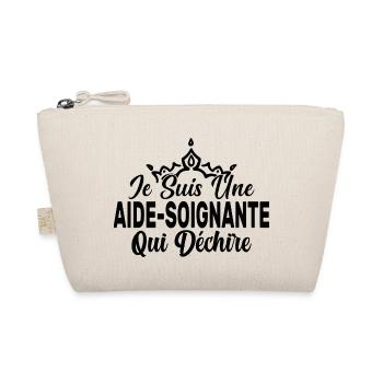 Je Suis Une Aide Soignante Qui Déchire Cadeau - Trousse biologique - nature - Devant