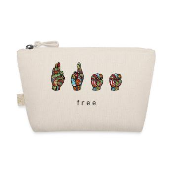 free - DGS Streetwear - Bio-Täschchen - Natur - Vorne