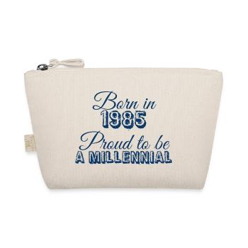 Born in 1985 proud to be a millennial - Trousse biologique - nature - Devant