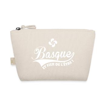 Basque et fier de l'être avec croix Basque Lauburu - Trousse biologique - nature - Devant