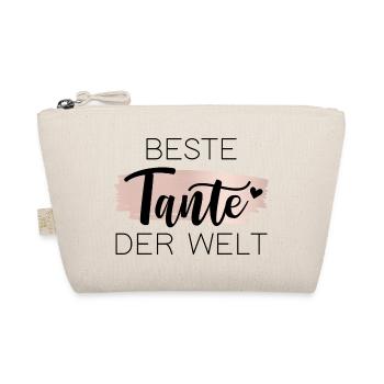 Beste Tante der Welt - Bio-Täschchen - Natur - Vorne