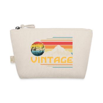 Retro Vintage Sunset - Organic Pouch - nature - Front