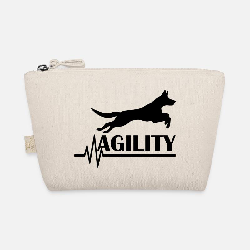 Hund Dog Agility - Bio-Täschchen - Natur