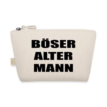 Böser Alter Mann - Bio-Täschchen - Natur - Vorne