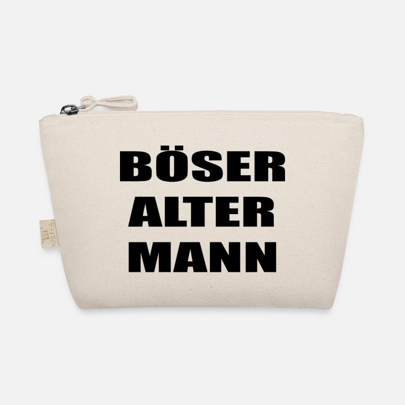 Böser Alter Mann - Bio-Täschchen - Natur