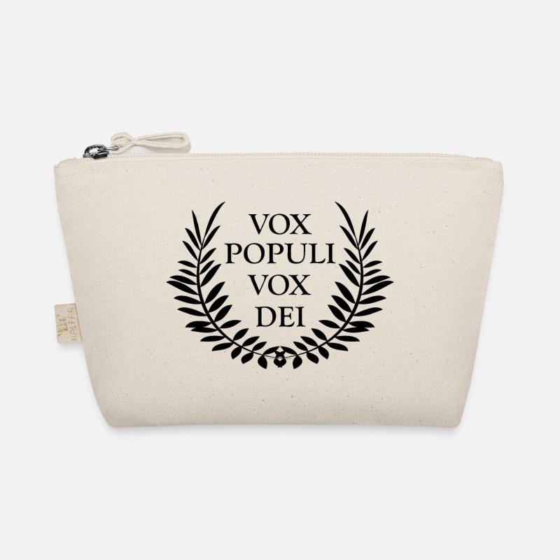 Latin phrase Vox populi vox dei Organic Pouch