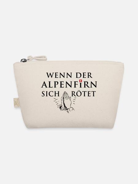 Wenn der Alpenfirn sich rötet... - Bio-Täschchen - Natur - Vorne