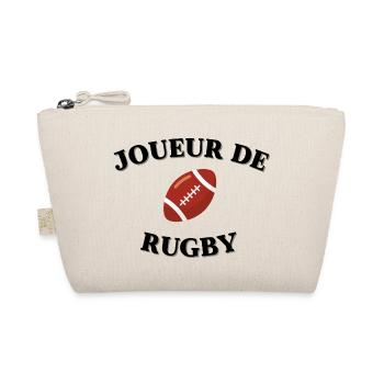 joueur de rugby cadeau humour - Trousse biologique - nature - Devant