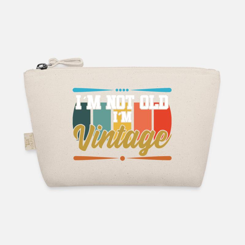 I'm not old textile gift idea Organic Pouch