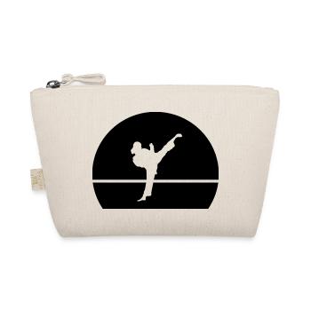 Karate Boxing Fighting - Bio-Täschchen - Natur - Vorne