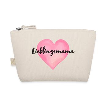 Lieblingsmama Mama Herz - Bio-Täschchen - Natur - Vorne