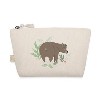 Brown bear in the forest - Organic Pouch - nature - Front