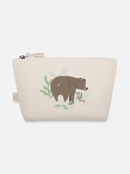 Braunbär im Wald - Bio-Täschchen - Natur - Vorne