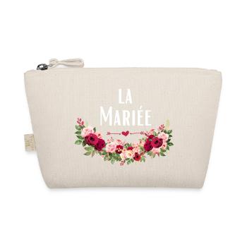 la Mariée evjf t-shirt assorti - Trousse biologique - nature - Devant