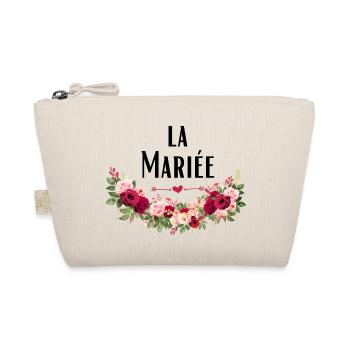la Mariée evjf t-shirt assorti - Trousse biologique - nature - Devant