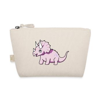 Niedlicher Triceratops - Bio-Täschchen - Natur - Vorne