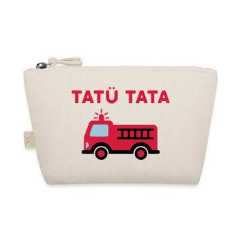 Tatü tata (Feuerwehrauto mit Leiter) - Bio-Täschchen - Natur - Vorne
