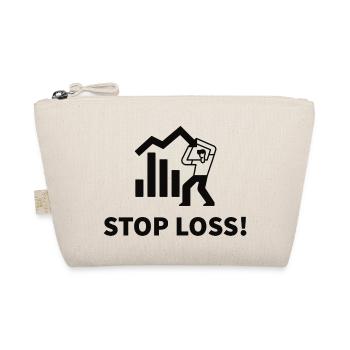 Stop Loss! Verlust realisieren! Trader's Reminder - Bio-Täschchen - Natur - Vorne