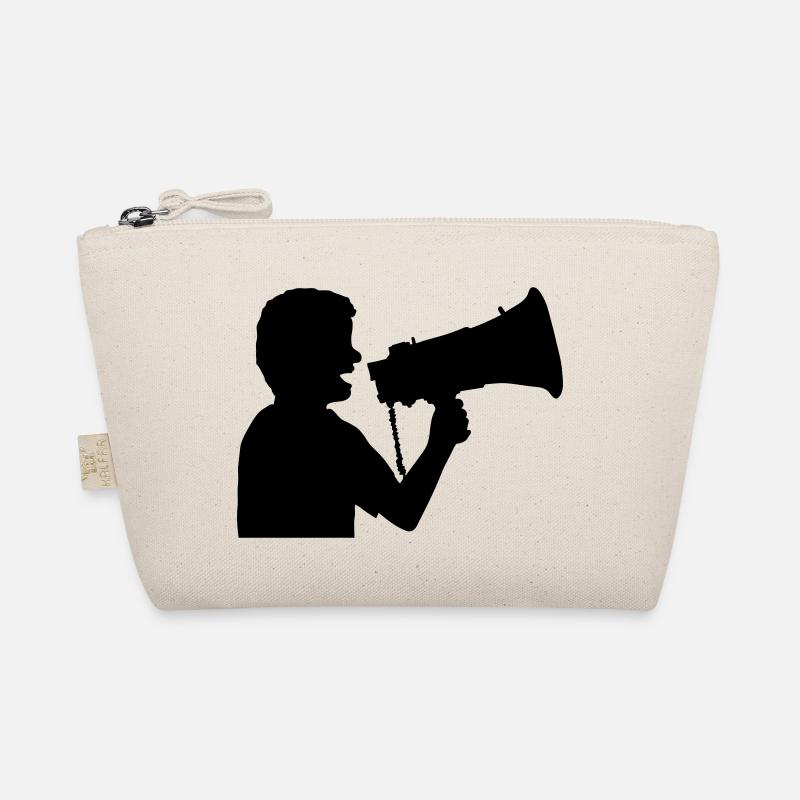 Megaphone Propaganda Man Angry Organic Pouch