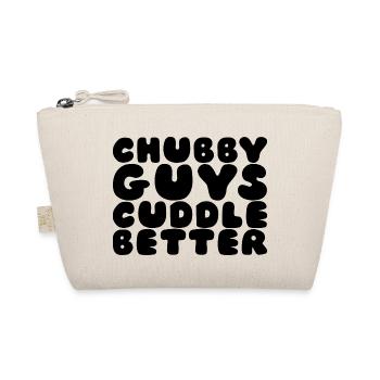 Chubby Guys Cuddle Better - Bio-Täschchen - Natur - Vorne