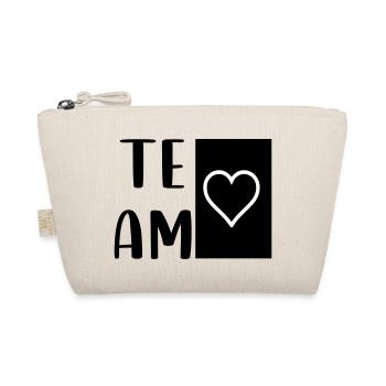 team with heart - Bio-Täschchen - Natur - Vorne