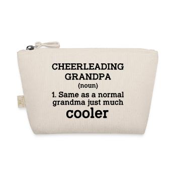Cheerleading Grandpa Same As A Normal Grandpa Gymn - Bio-Täschchen - Natur - Vorne