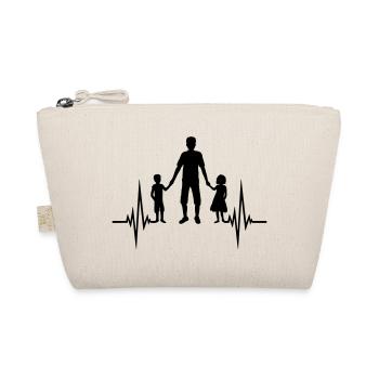 Girl Boy Papa Pulse - Organic Pouch - nature - Front