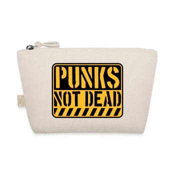 punks not dead quote - Organic Pouch - nature - Front