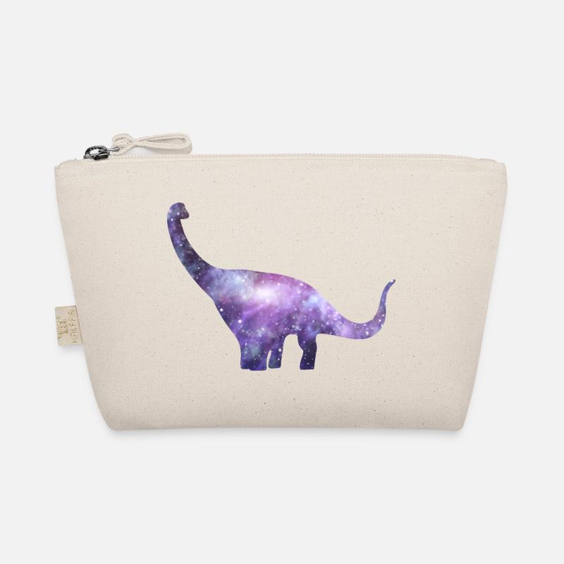 Brachiosaurus Dinosaurier Weltall Dino Nerd Kinder Bio-Täschchen