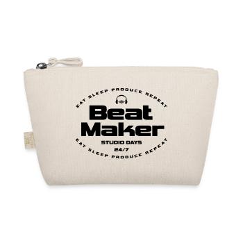 Beat Maker Music Saying Design - Organic Pouch - nature - Front
