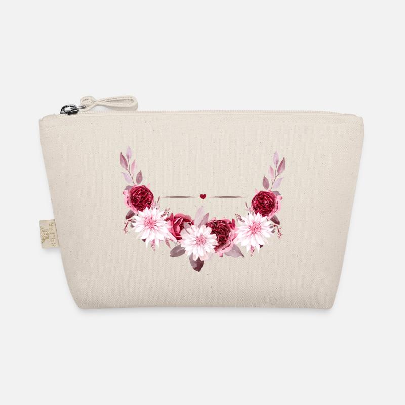 Personalized flower crown Organic Pouch
