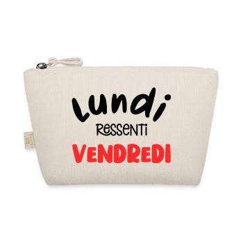 lundi ressenti vendredi - humour au travail - Trousse biologique - nature - Devant