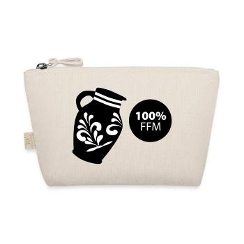 Bembel 100% FFM #069 #FrankfurtLiebe #FFMoriginal - Bio-Täschchen - Natur - Vorne