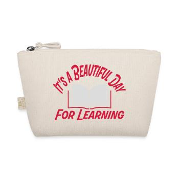 beautiful day for learning - Organic Pouch - nature - Front