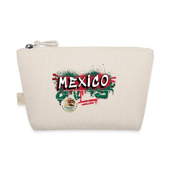 Mexico flag graffiti design - Organic Pouch - nature - Front
