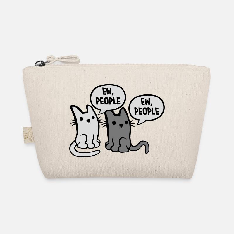 Lustige Katzen ew people - Bio-Täschchen - Natur