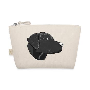 Zeichnung eines Labrador Retriever im Profil - Bio-Täschchen - Natur - Vorne