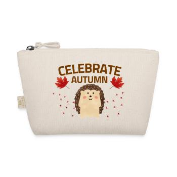 Celebrate Autumn Fall Leaves The Season - Organic Pouch - nature - Front
