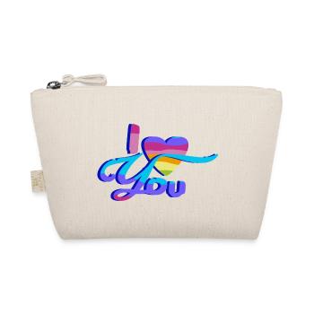 Je t’aime - Arc-en-ciel - Trousse biologique - nature - Devant