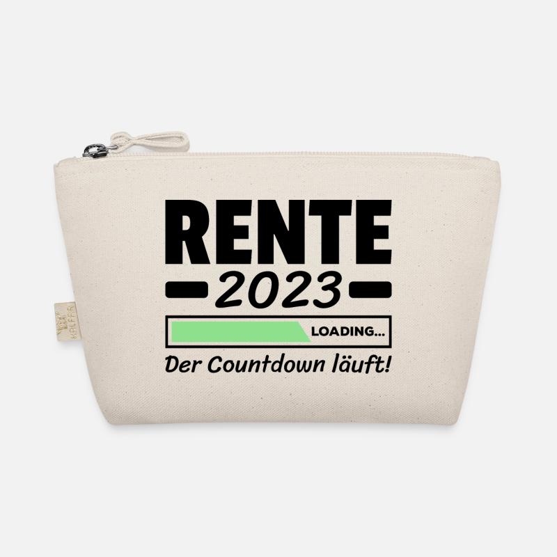 Rente 2023 Der Countdown Läuft Rentner Sprüche Bio-Täschchen