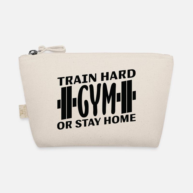 Train hard Gym Organic Pouch