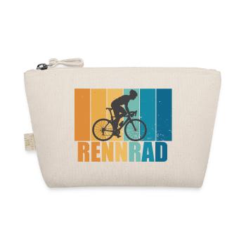 Rennrad Vintage Retro Radsport Fahrrad Geschenk - Bio-Täschchen - Natur - Vorne