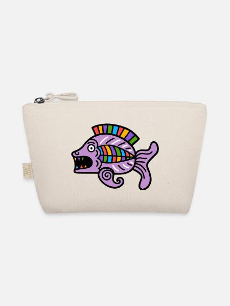Culture of the Incas, fish symbol - Organic Pouch - nature - Front