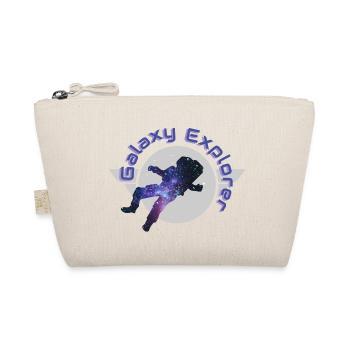 Galaxy Explorer Galaxie Weltall Astronaut Geschenk - Bio-Täschchen - Natur - Vorne