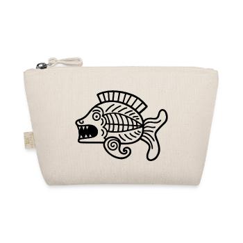 Kultur der Inkas, Fischsymbol - Bio-Täschchen - Natur - Vorne